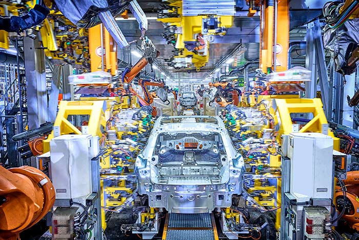 Prasidėjo Audi Q4 e-tron gamyba. Gamintojo nuotr.
