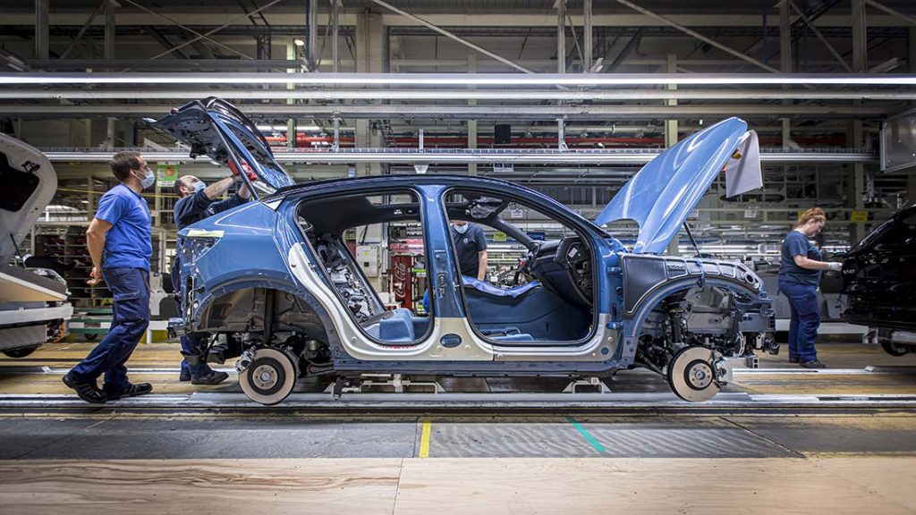 Prasideda Volvo C40 Recharge gamyba