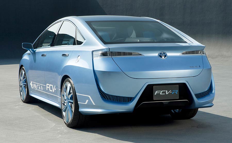 Toyota FCV-R koncepcinis modelis. Gamintojo nuotr.