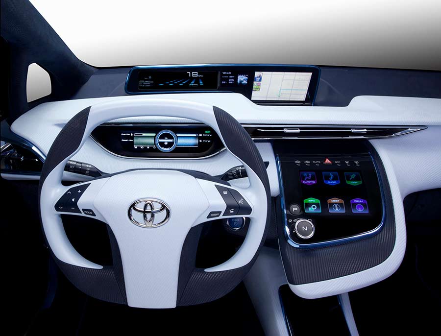 Toyota FCV-R koncepcinis modelis. Gamintojo nuotr.