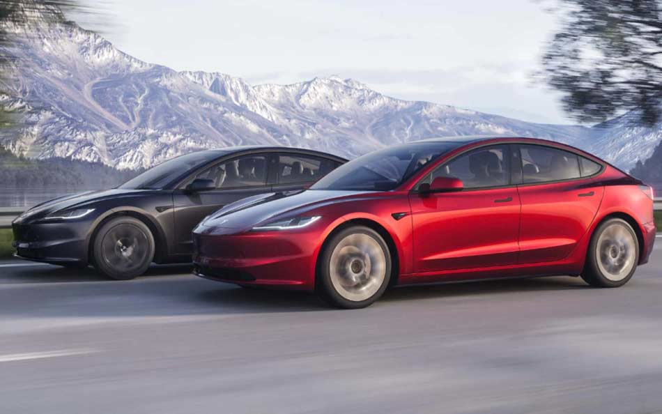 Atnaujintas Tesla Model 3
